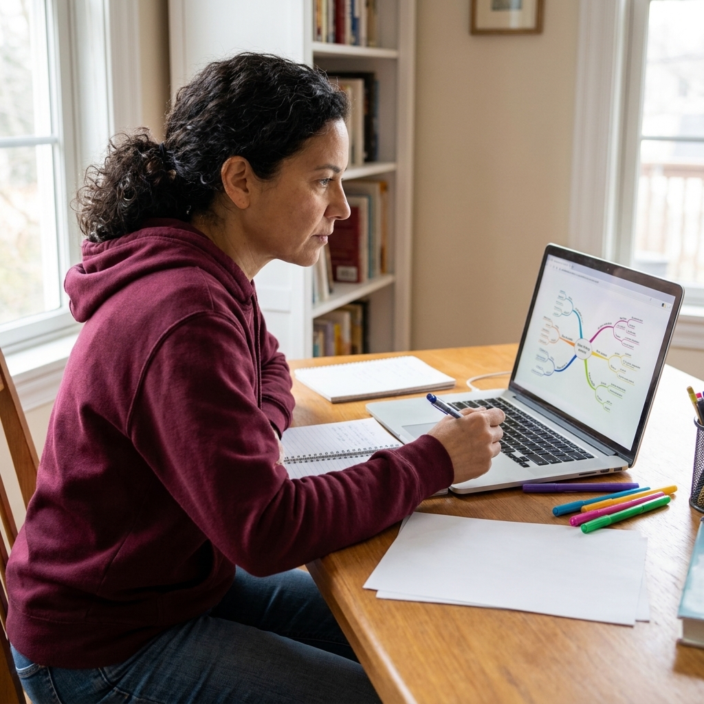 Digital Mind Maps for Visual Learners